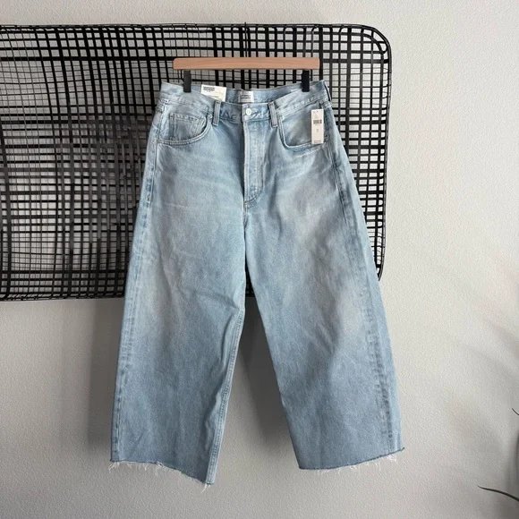 Citizens of Humanity Ayla Raw Hem Crop Jeans freshwater - Picture 2 of 10